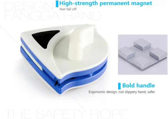 Limpiador de cristales magnético