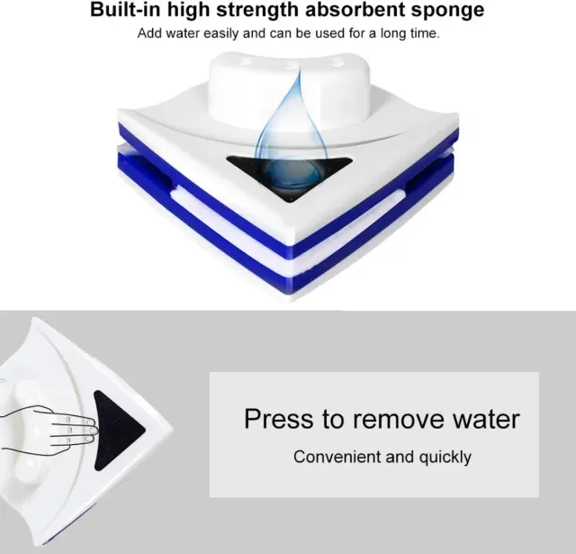 Limpiador de cristales magnético