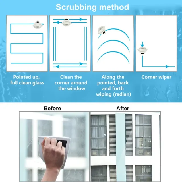 Limpiador de cristales magnético