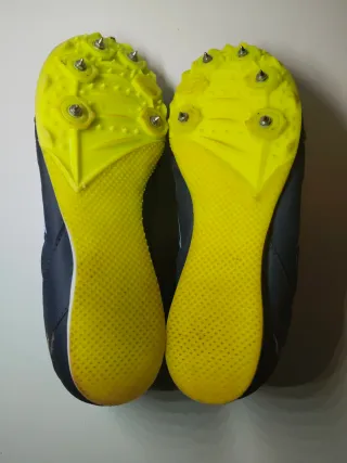 Zapatillas Atletismo De Clavos Azules