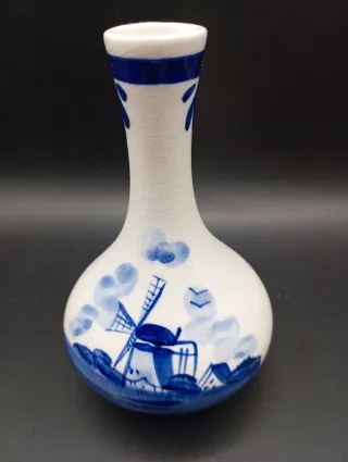 Vasetto in ceramica di Delft vintage anni '80