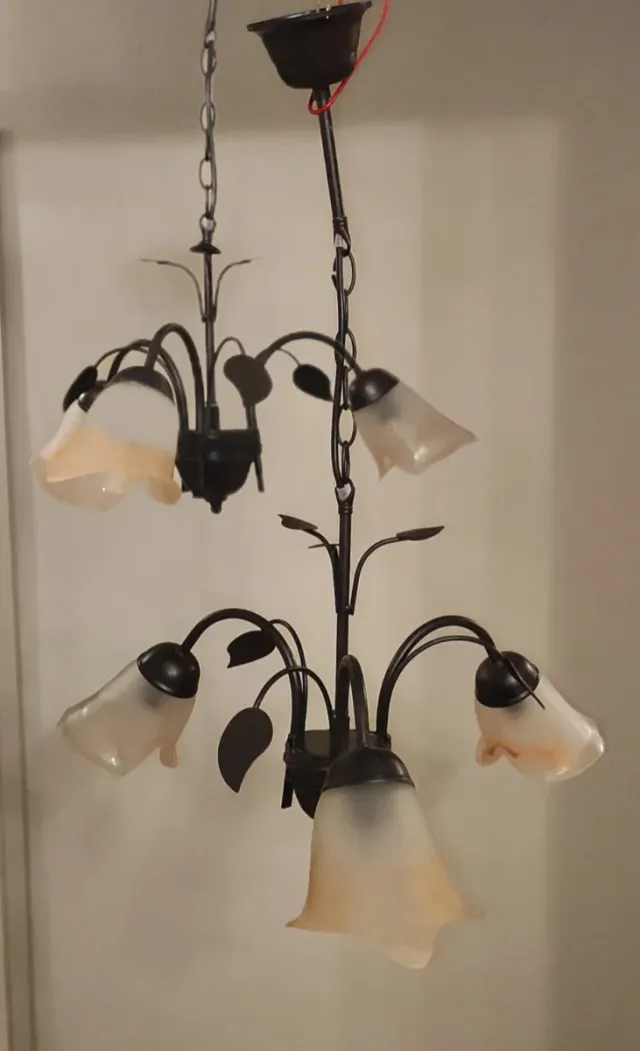 Pareja lámparas Forja