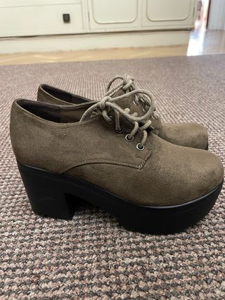 Zapatos de tacón plataforma talla 36