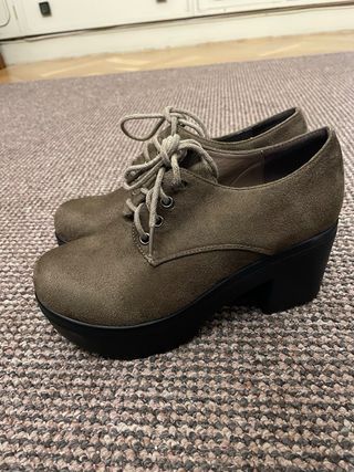 Zapatos de tacón plataforma talla 36