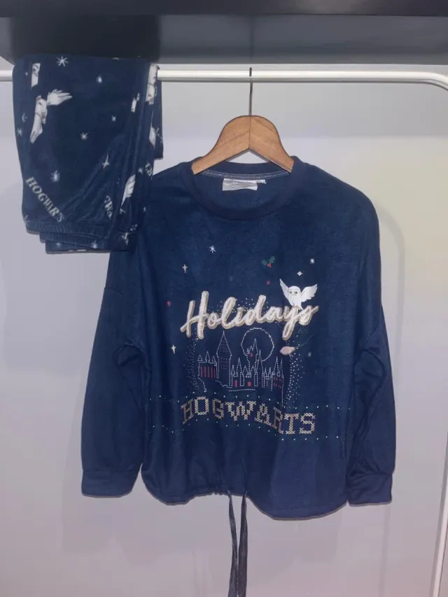 Pijama Harry Potter Azul Hogwarts