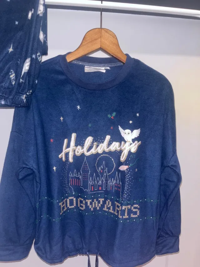 Pijama Harry Potter Azul Hogwarts