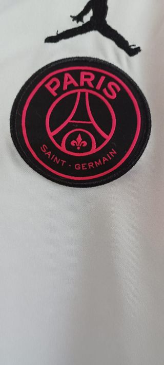 Camiseta Jordan PSG Blanca y Rosa Talla M