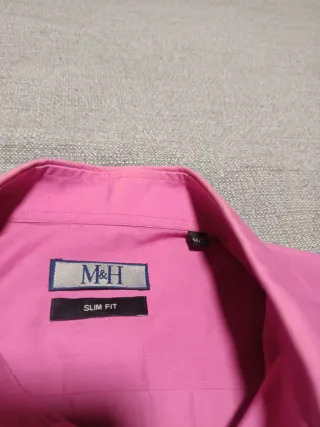 Camisa Hombre Rosa Malva Talla L