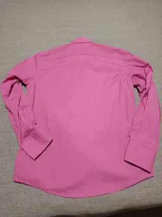 Camisa Hombre Rosa Malva Talla L