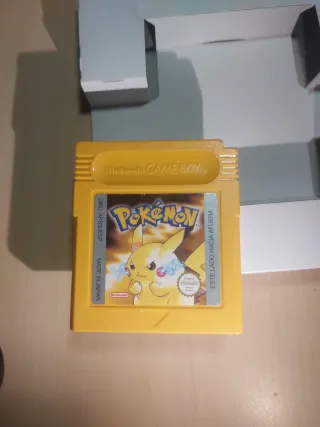 Pokemon Amarillo Edición Especial Pikachu Game Boy
