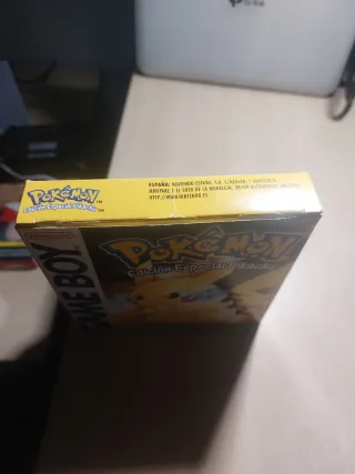 Pokemon Amarillo Edición Especial Pikachu Game Boy