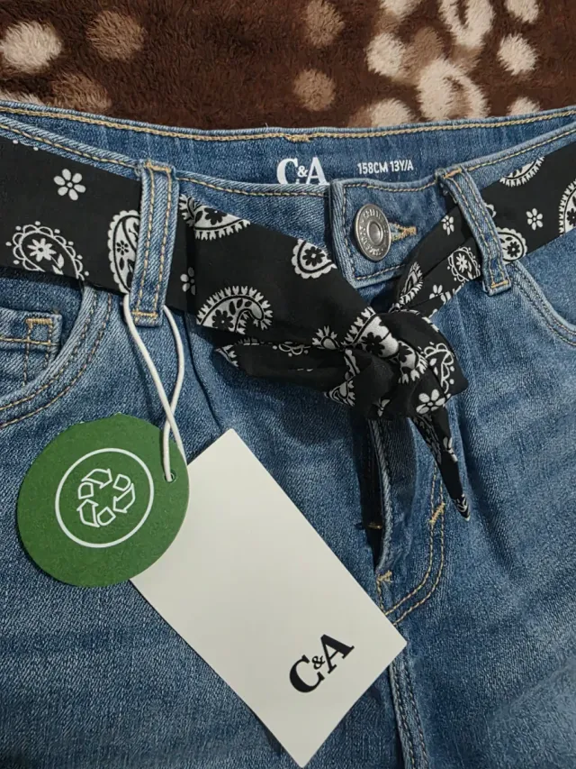 Pantalones cortos vaqueros C&A Talla M