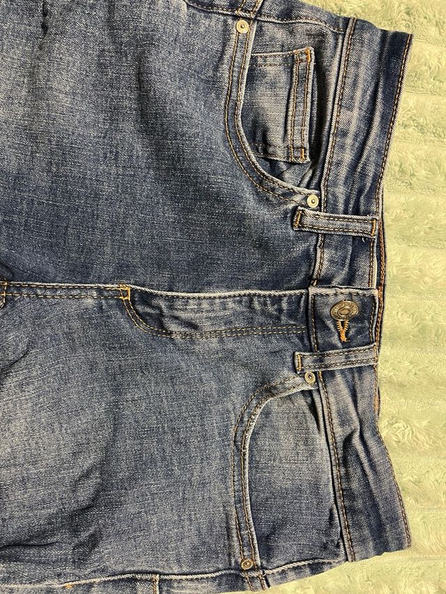 Pantalón Mango Push Up Azul Talla 36