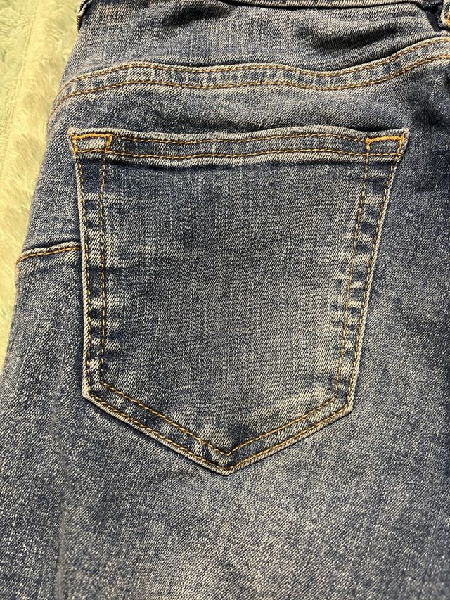 Pantalón Mango Push Up Azul Talla 36