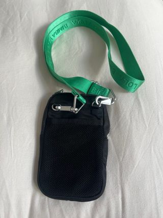 Bolso bandolera BIMBA Y LOLA negro y verde