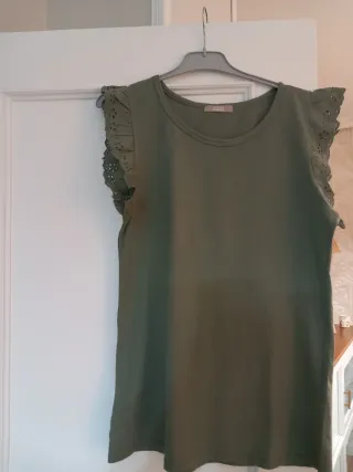 Camiseta verde mujer