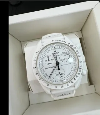 Omega Speedmaster Moonswatch Blanco