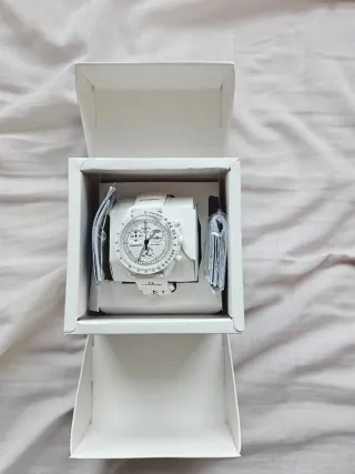 Omega Speedmaster Moonswatch Blanco