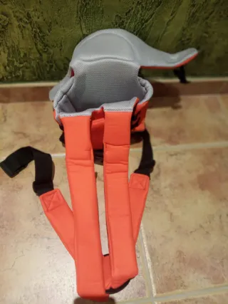 Mochila porta bebé Saro naranja