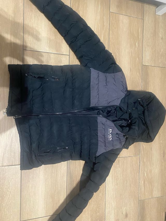 Chaqueta Boss Negra y Gris