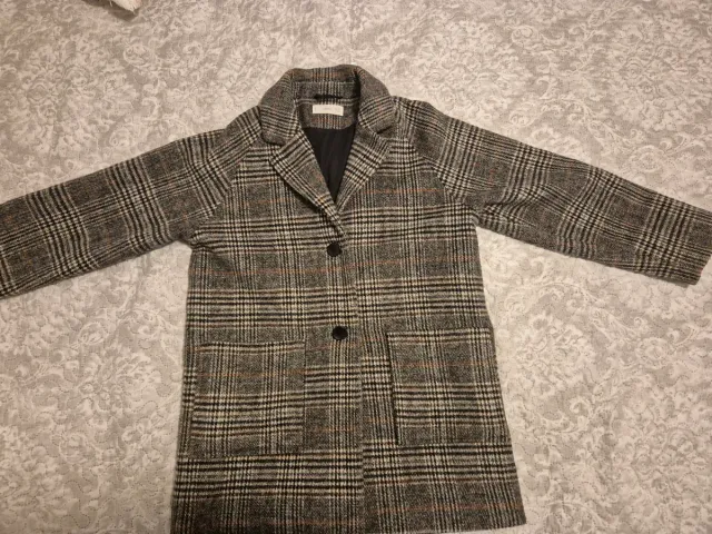 Chaqueta cuadros MANGO Talla 8