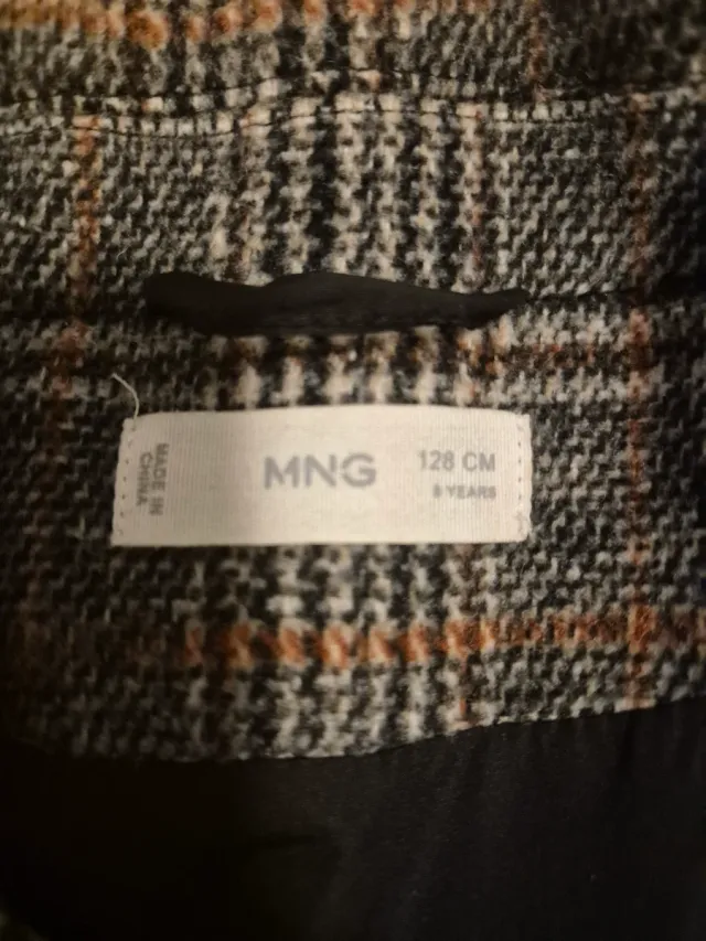 Chaqueta cuadros MANGO Talla 8