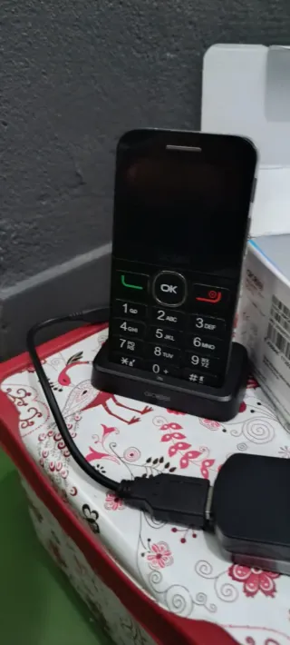 Teléfono Móvil Alcatel Negro