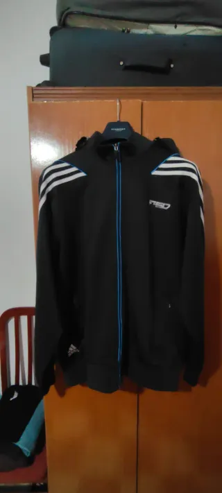 Chándal Adidas Negro y Azul
