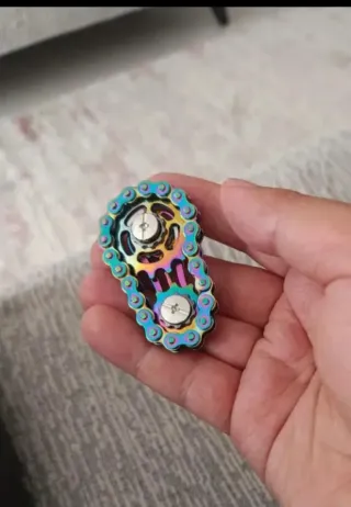 Fidget Spinner Cadena Bicicleta Arcoíris