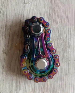 Fidget Spinner Cadena Bicicleta Arcoíris