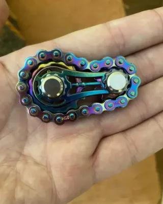 Fidget Spinner Cadena Bicicleta Arcoíris