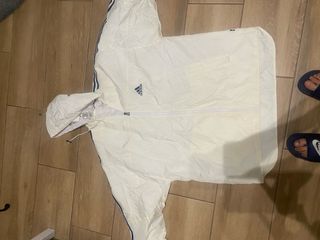 Chaqueta Adidas Blanca con Capucha