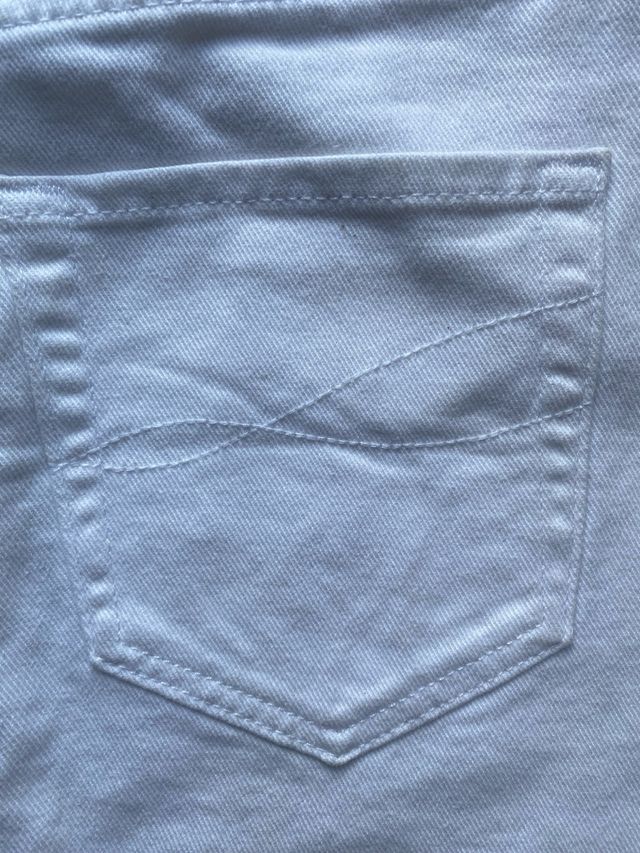 Falda vaquera blanca talla 32