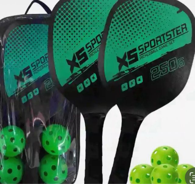 Pack 2 palas pickleball a estrenar verdes