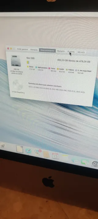 Apple iMac 20 A1224 Plata