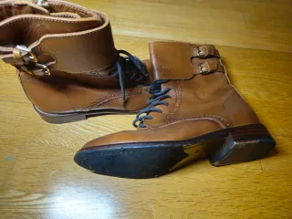 Botines Massimo Dutti Camel