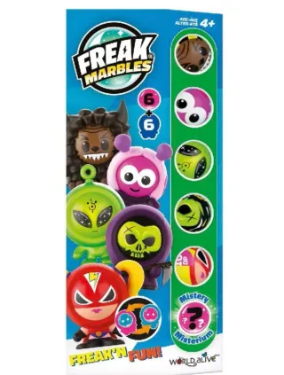 Pack 6 Freak Marbles