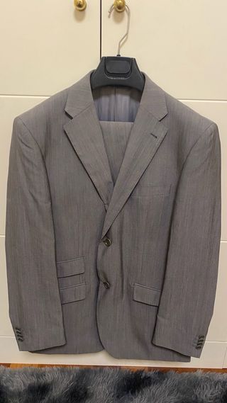 Traje Hombre Easy Wear Talla 50 Gris