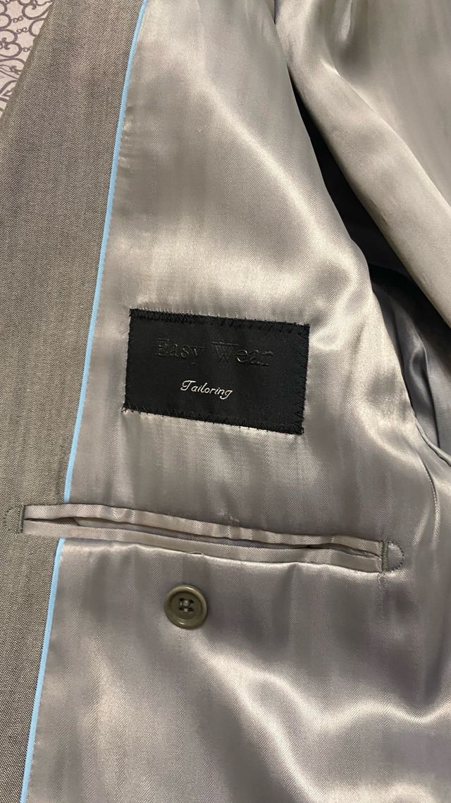 Traje Hombre Easy Wear Talla 50 Gris