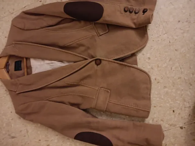 Chaqueta de cuero BAR marrón