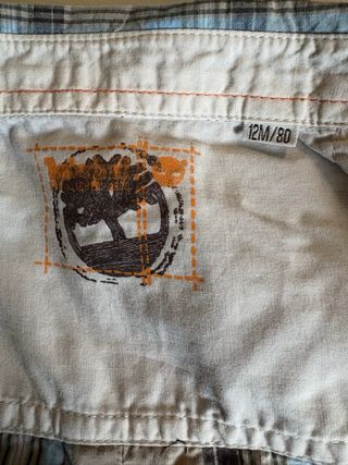 Camicia a quadri bimbo Timberland
