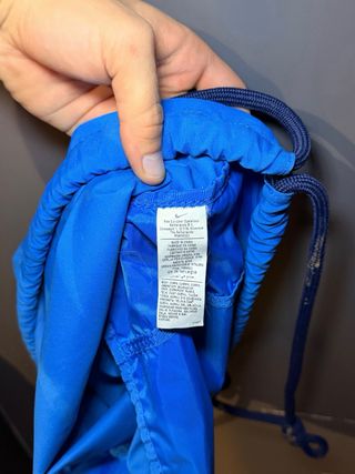 Mochila Gym Sack Nike Azul Logo Grande