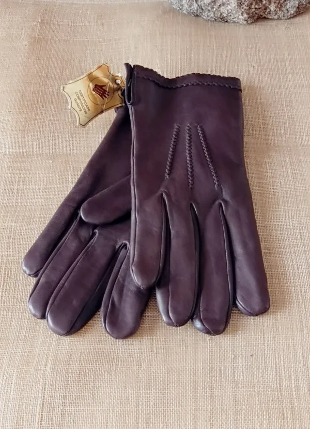 Guantes de piel para caballero