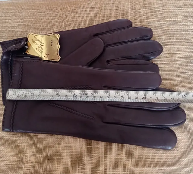 Guantes de piel para caballero
