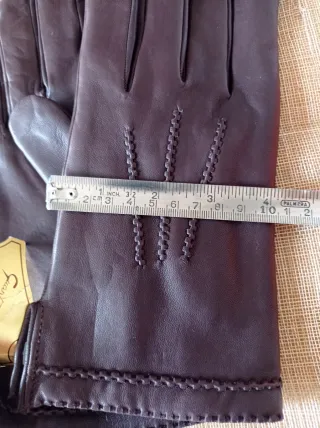 Guantes de piel para caballero