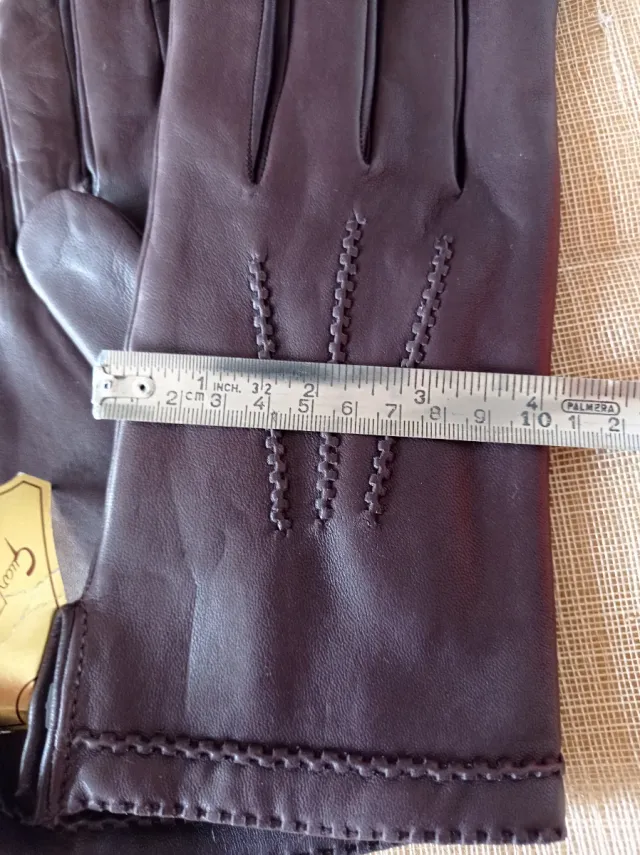Guantes de piel para caballero