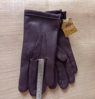 Guantes de piel para caballero