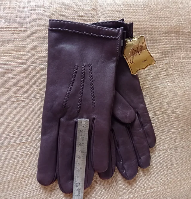 Guantes de piel para caballero