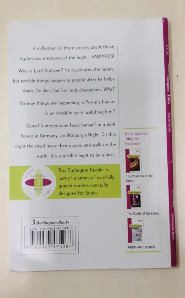 Vampire tales ISBN 9789963475087