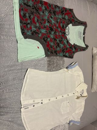 Lote 2 Camisas Tommy Hilfiger y kusumusu